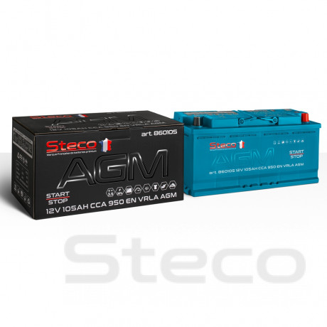 Аккумулятор STECO AGM 105R+