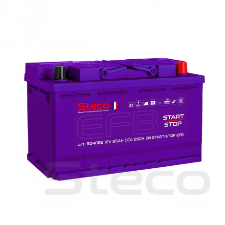Аккумулятор STECO EFB EURO 85R+