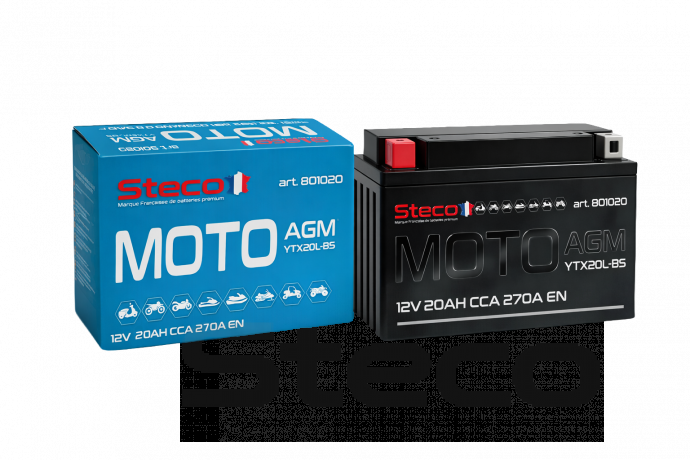 Аккумулятор MOTO AGM 270A 20Ah R+