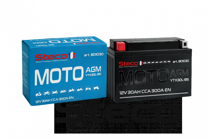 Аккумулятор MOTO AGM 300A 30Ah R+