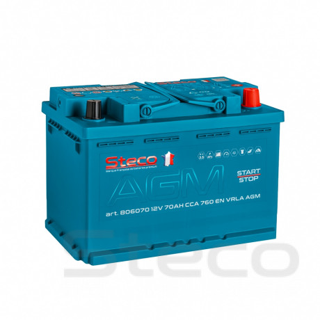 Аккумулятор STECO AGM 70R+