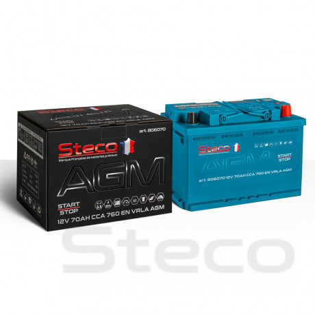 Аккумулятор STECO AGM 70R+