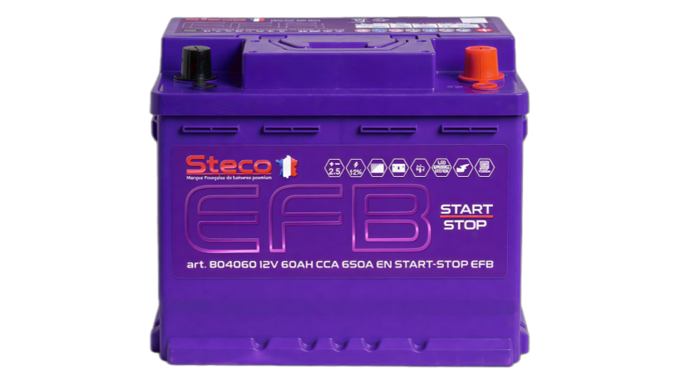 Steco Purple Battery